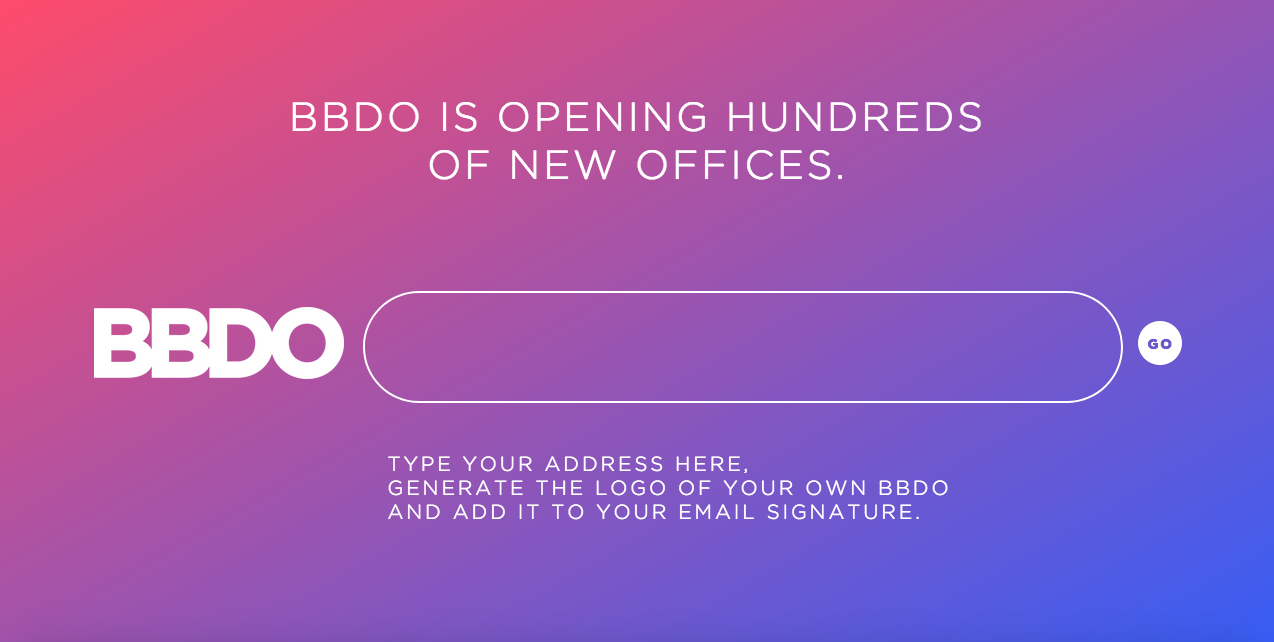 Interactive ad: BBDO: BBDO Your Home